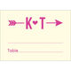 Cupid's Arrow Folded Place Cards Image 8 of 8